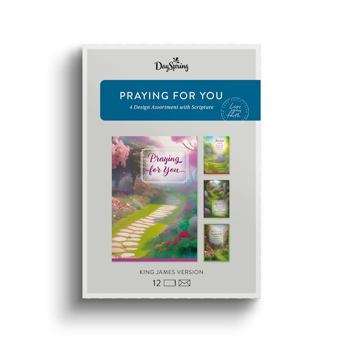 Boxed Cards Praying For You: Pathways, KJV (3 each of 4 designs, 12 envelopes)
