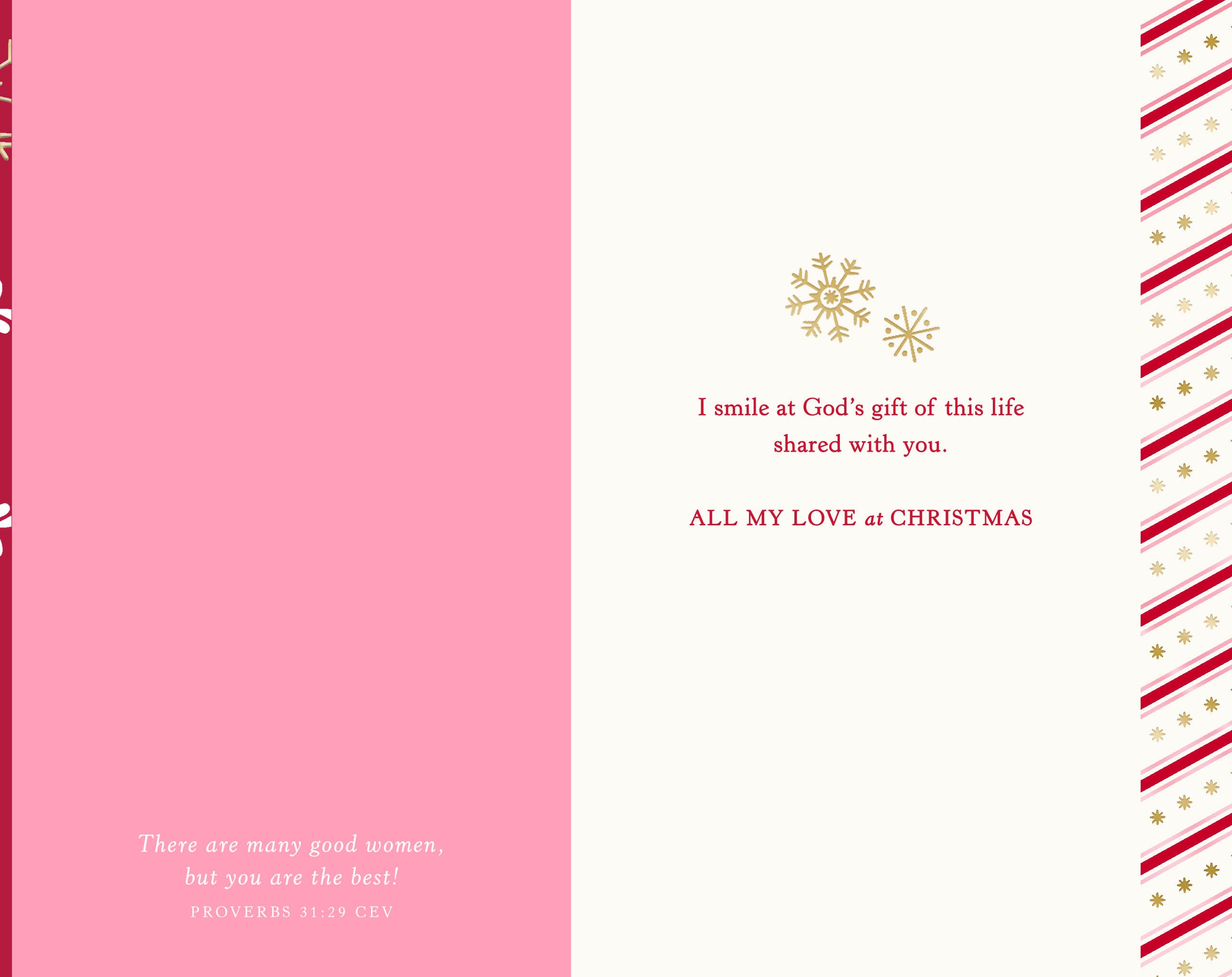 Christmas Cards (Single Card): Wife