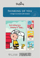 Boxed Cards: Thinking of You, Peanuts (3 each of 4 designs, 12 white envelopes)