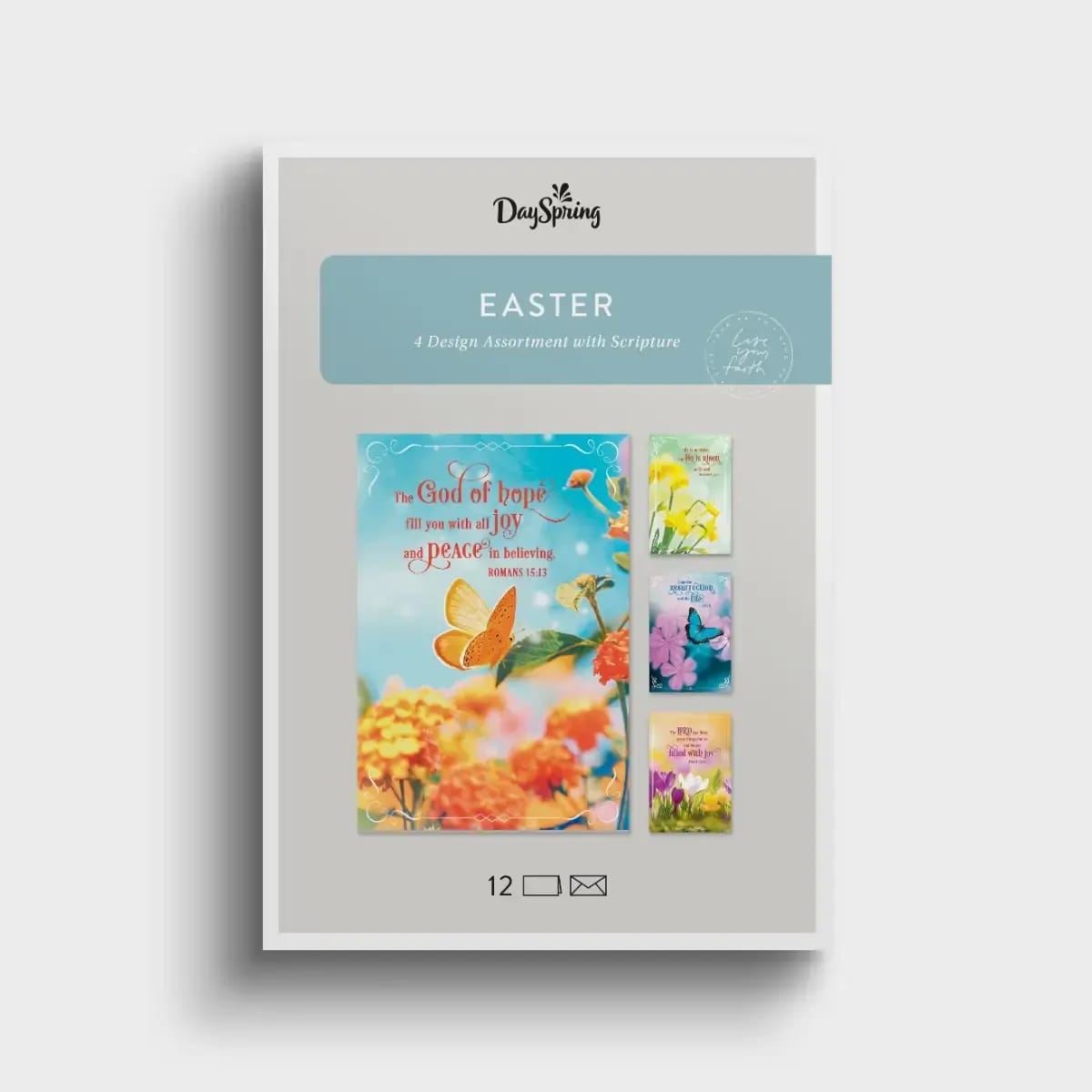 Boxed Cards: Easter Springtime (3 each of 4 designs, 12 envelopes)