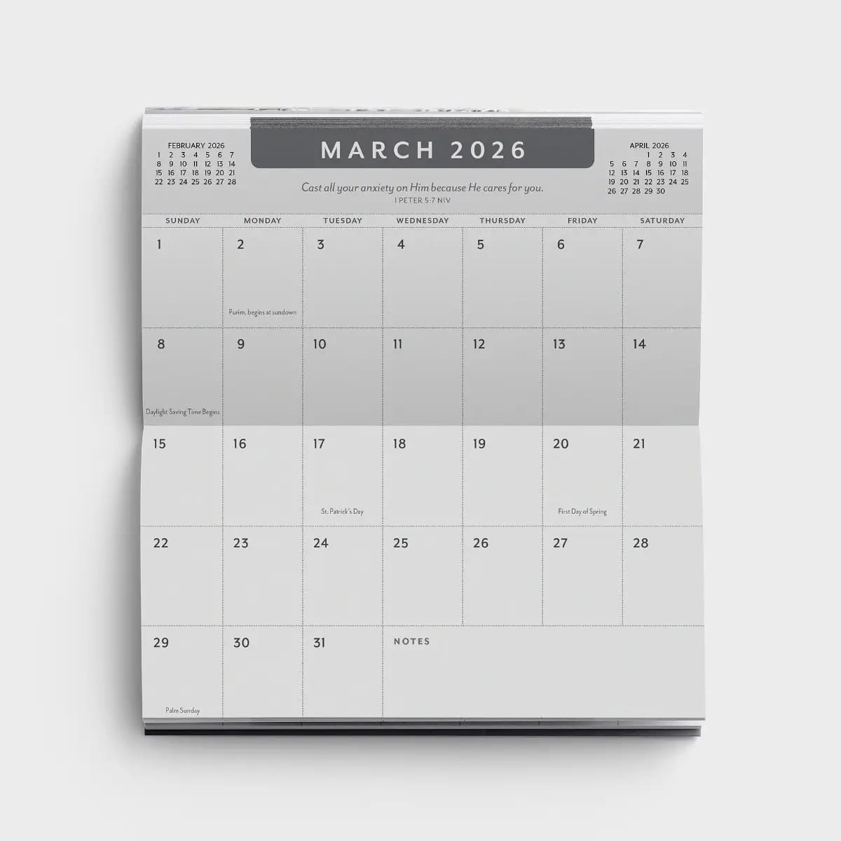 2026 28-Month Diary/Planner: Come to Me and Relax in My Peace, Starfish (Sept 2025-Dec 2027)