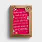 Christmas Boxed Cards: Carol Singing Good Steward, Red, Luke 2:10 NLT (18 Cards & Envelopes)