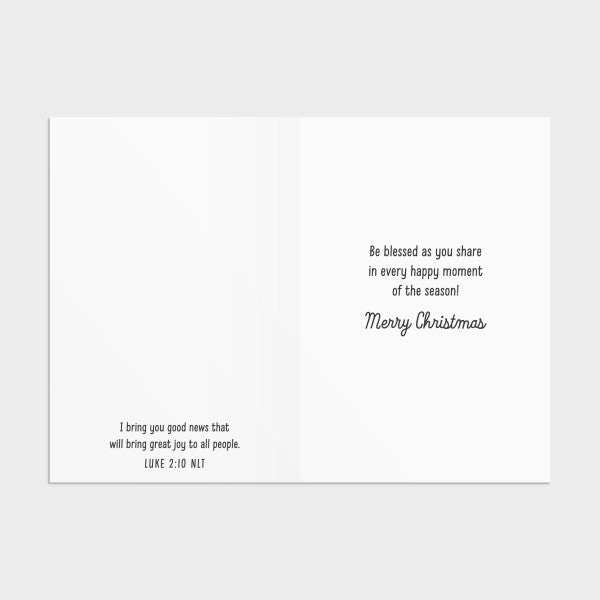 Christmas Boxed Cards: Carol Singing Good Steward, Red, Luke 2:10 NLT (18 Cards & Envelopes)