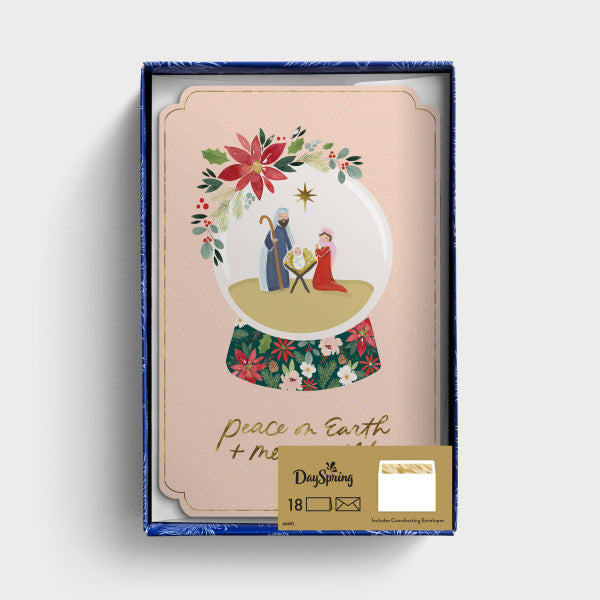 Christmas Boxed Cards: Peace on Earth (18 Cards & Envelopes)