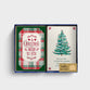 Christmas Boxed Cards: Plaid & Tree Assortment (18 cards/coloured envelopes, 9 each of 2 designs)