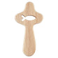 Cross with Cutout Fish, Handheld (Wood)