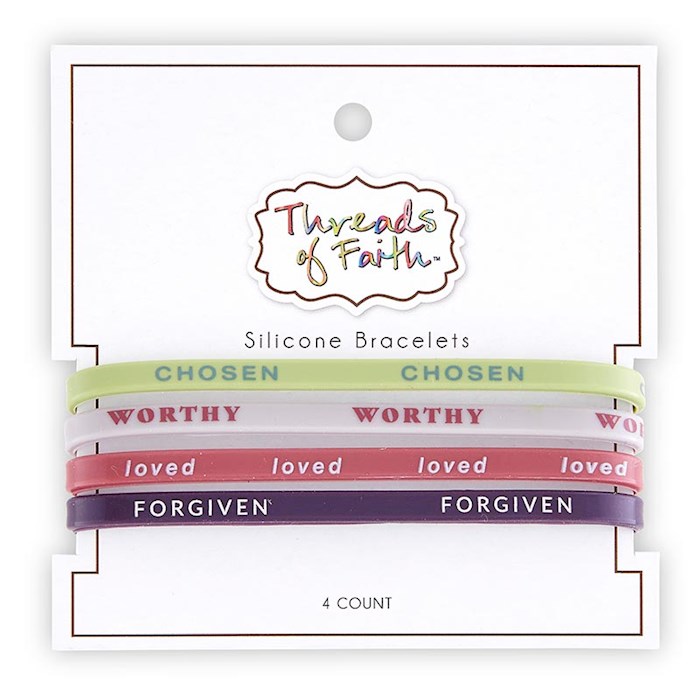 Bracelet (4 pack): God Calls Me (Silicone)