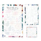 Notepad Set (3 Pack): This is the day that the Lord Has Made. Psalm 118:24. (Set includes:  Square Sticky Notepad, 2 Tear Off Notepads, 50 sheets each.)