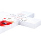 Cross: But the Greatest of These is Love (Poppies, MDF)