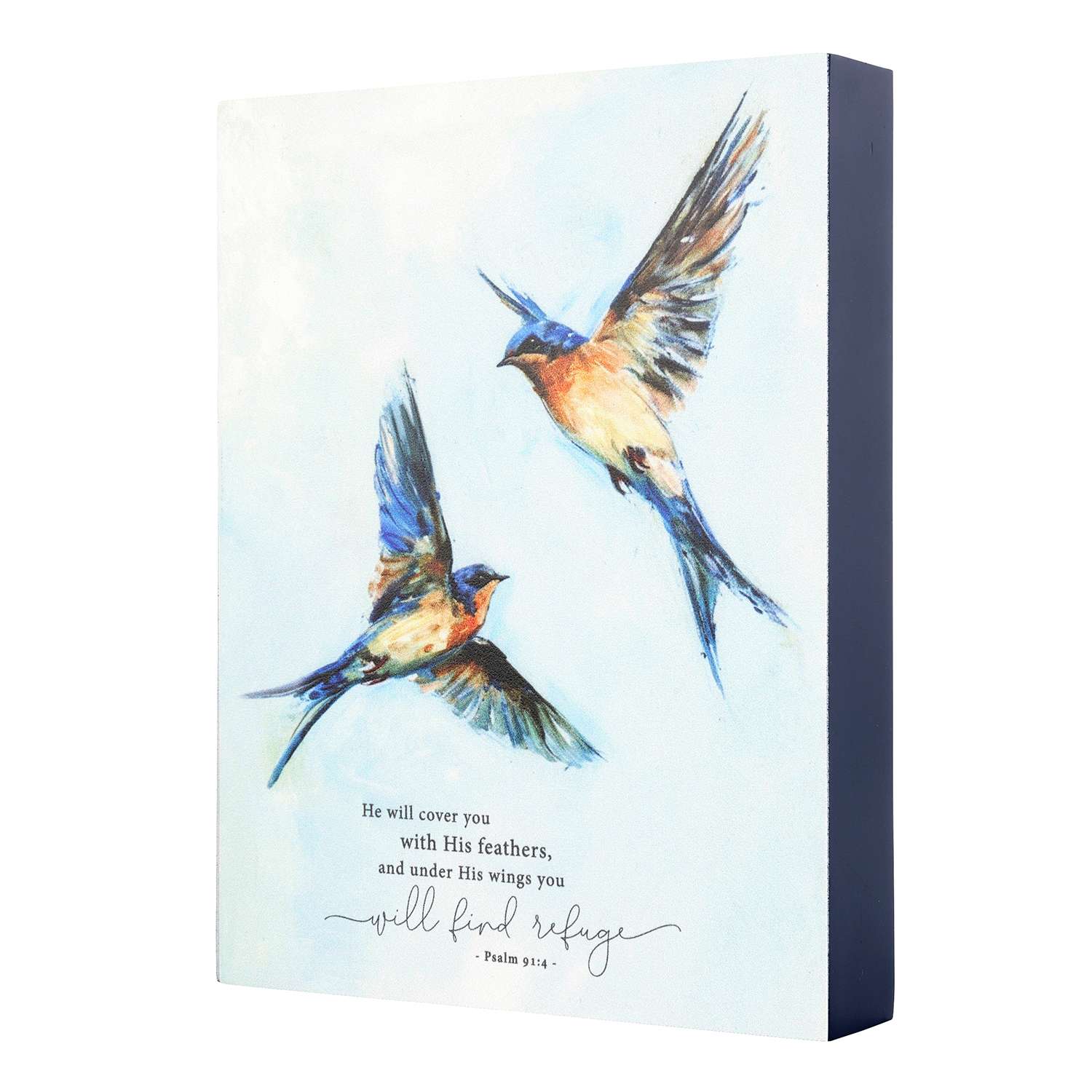 Tabletop Décor: His Wings (MDF Block)