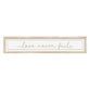Carved Wall Art: Love Never Fails (Pine/MDF)