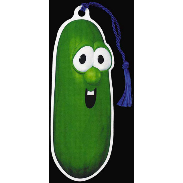 Bookmark with Tassel: Veggie Tales, Larry the Cucumber