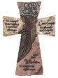 Tabletop Cross: Serenity Prayer (Polyresin)