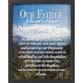 Framed Wall Art: Lords Prayer, Sky