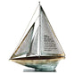 Sailboat: For I Know the Plans.. Jeremiah 29:11 (White) (Metal)