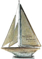 Sailboat: We Cannot Direct the Wind 'Bertha Calloway' (Cream) (Metal)
