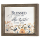 Framed Art: Blessed Jer. 17:7 (MDF)