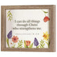 Framed Art: I Can Do All Phil .4:13 (MDF)