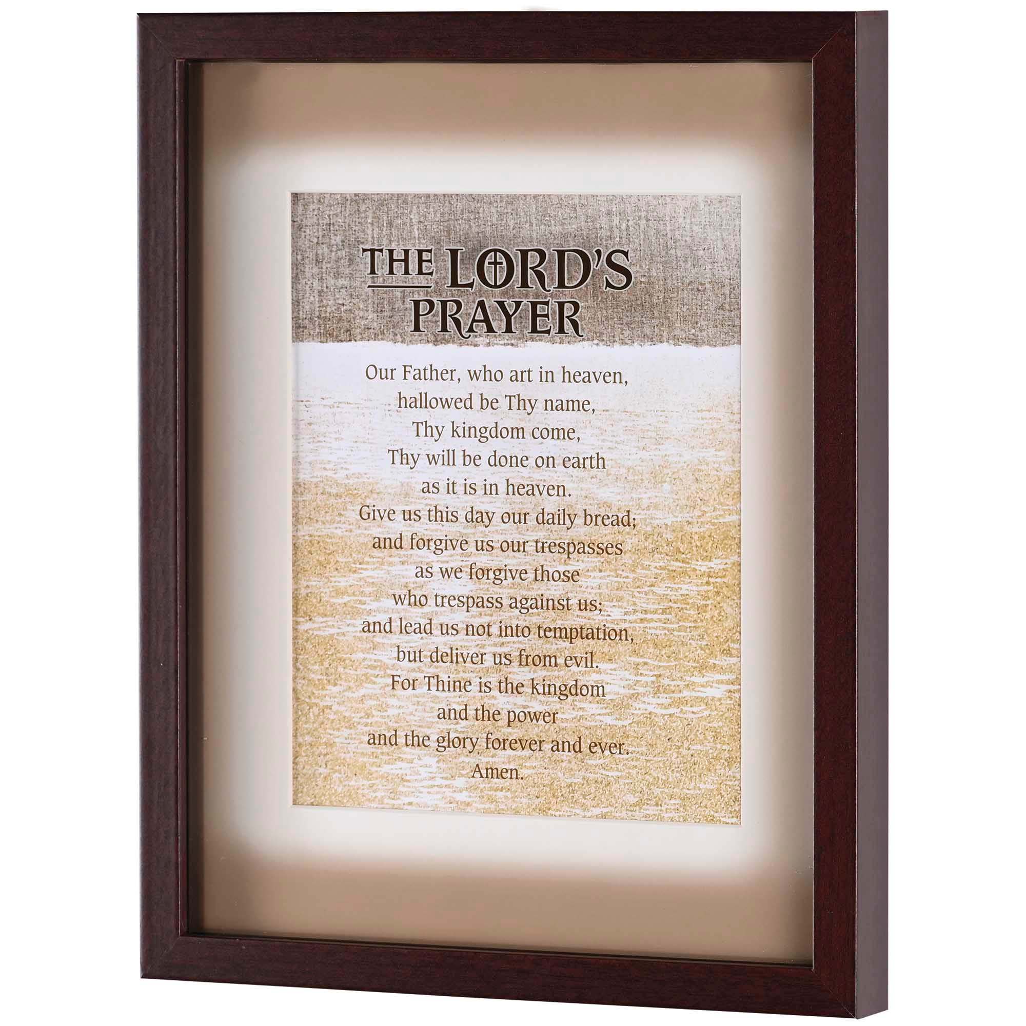 Framed Wall Art: The Lords Prayer