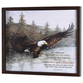 Framed Wall Art: Eagle In Flight Isaiah 40 (MDF)