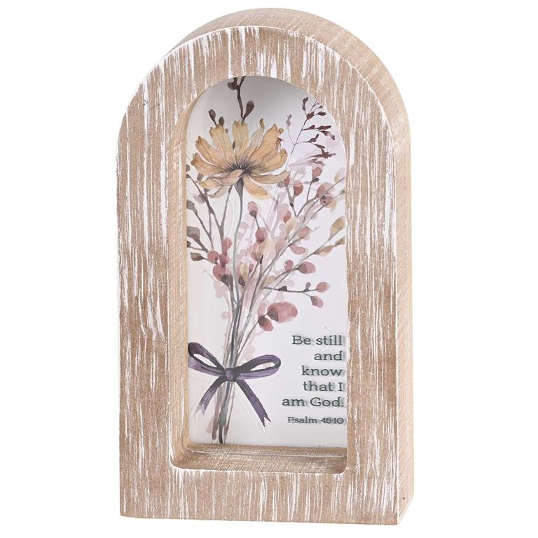 Framed Arch: Be Still And Know  (MDF)