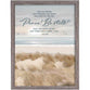 Framed Wall Art: Peace Be Still Mark 4:39