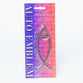 Auto Emblem Sticker: Gold Fish/Cross Large