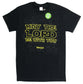 T-Shirt: May the Lord Small Black/Gold (2 Thess 3:16)