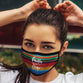 Face Mask: Faith Over Fear, Lining 100% Ringspun Cotton, Outer 100% Polyester