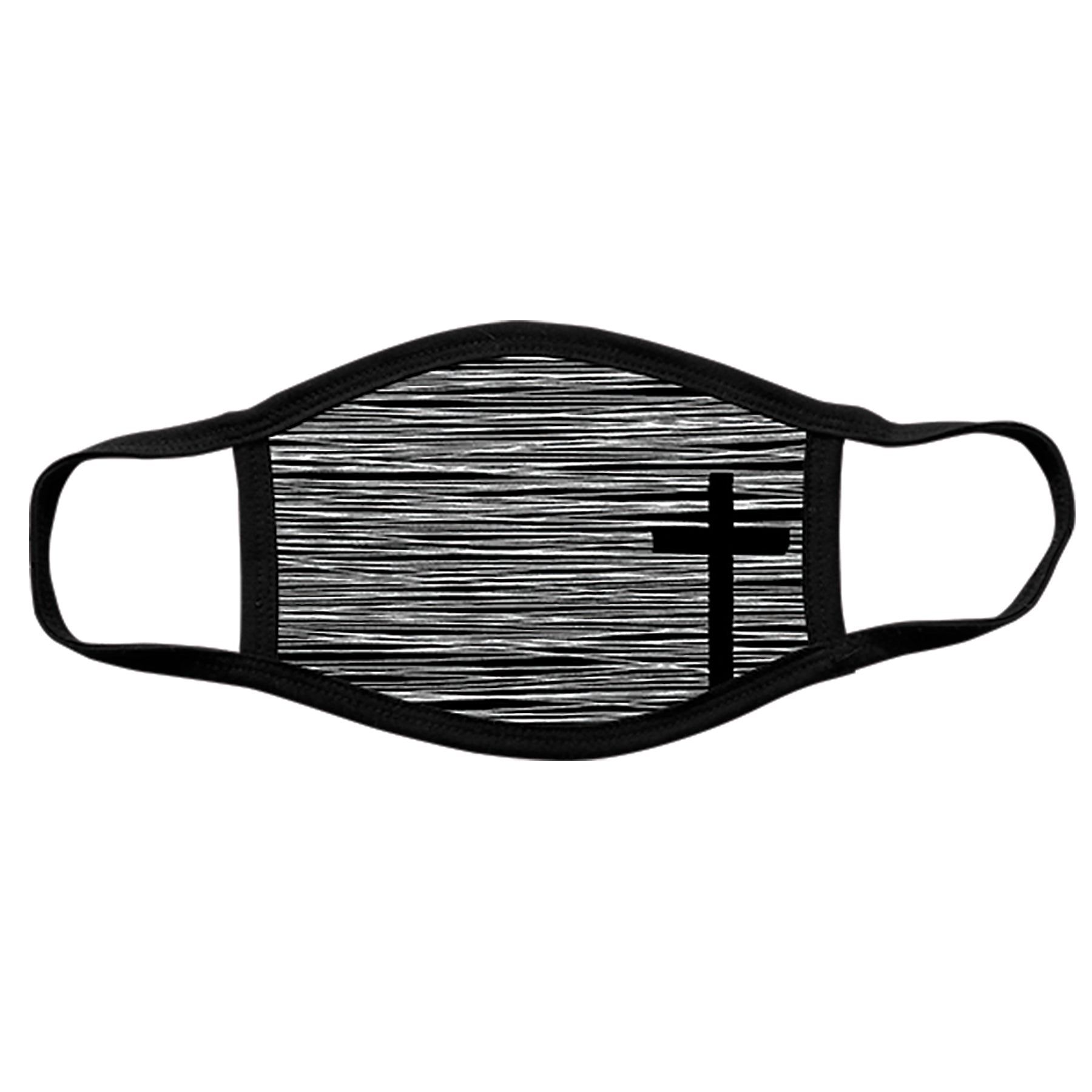 Face Mask: Cross, Lining 100% Ringspun Cotton, Outer 100% Polyester