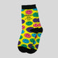 Bless My Sole Ankle Socks: Choose Joy, Yellow, 1 Thess. 5:16