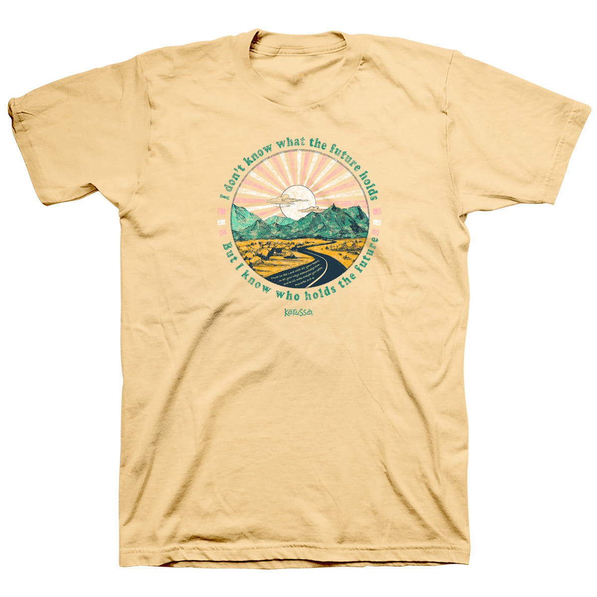 T-Shirt:  Future Sunrise, Medium, Yellow Haze