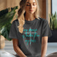 Womens T-Shirt:  Praise Is Louder, Large, Charcoal