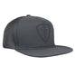 Mens Cap: Black Cross And Shield, Black