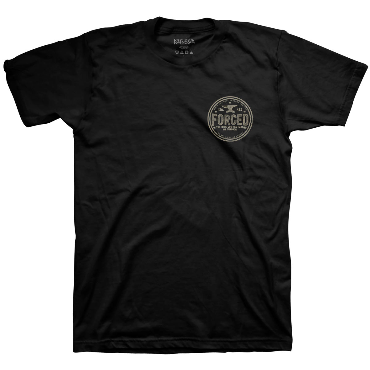 T-Shirt:  Forged In Fires, 2X-Large, Black