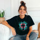 Womens T-Shirt:  Spirit Lead Cross, 2X-Large, Black