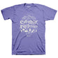 Womens T-Shirt:  Created For A Purpose, 2X-Large, Violet