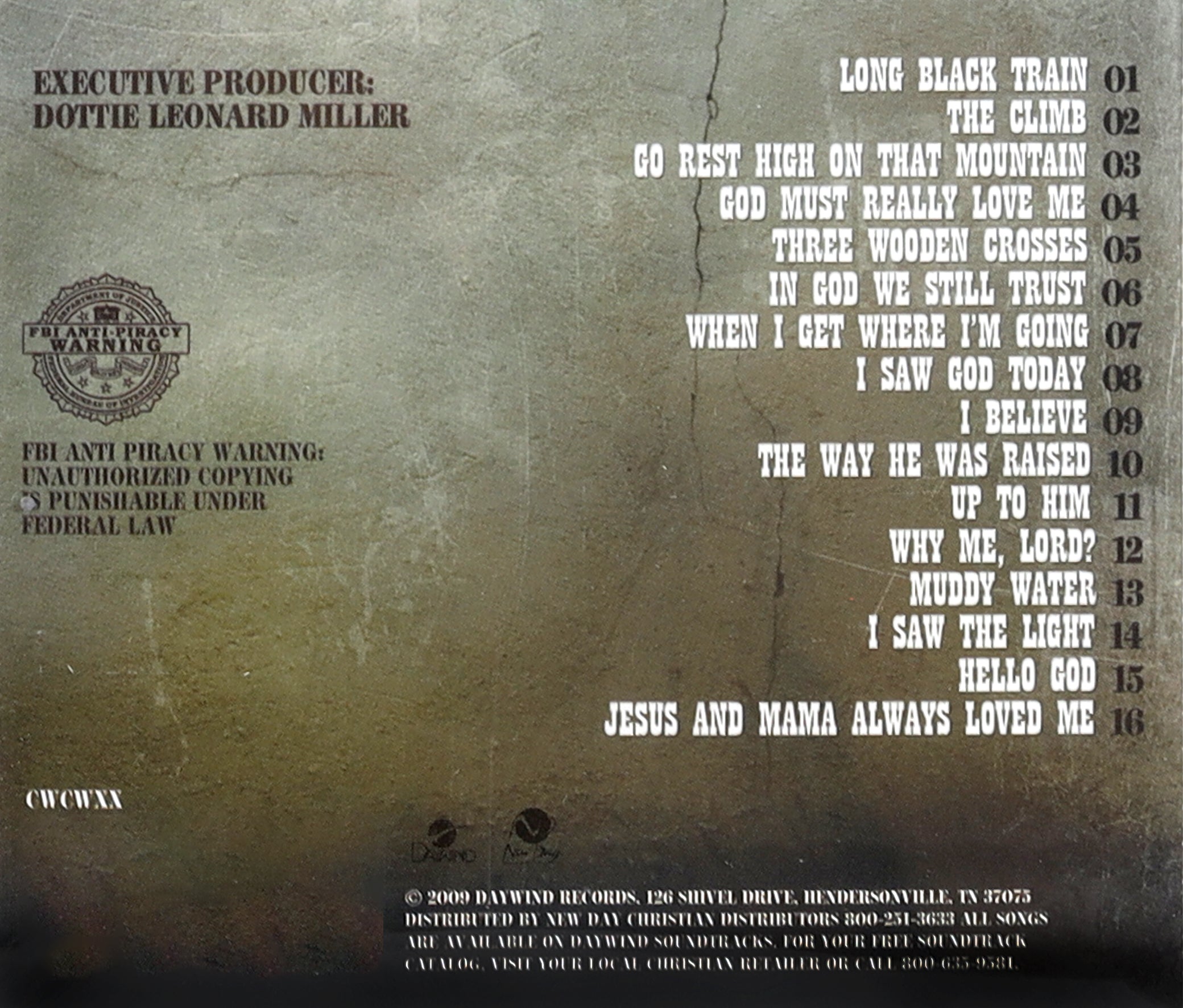 16 Great Country Gospel Favourites Volume 1