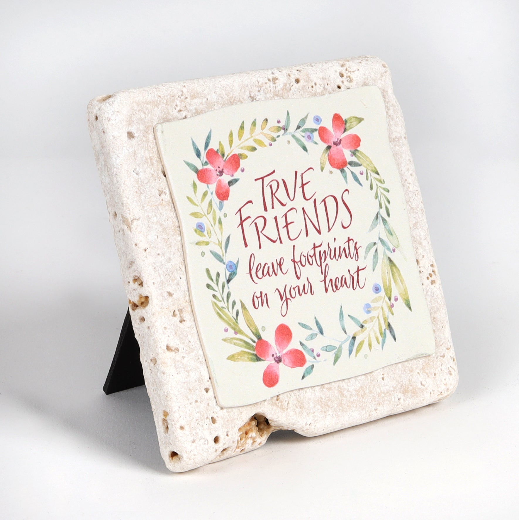 Sentiment Tile: True Friends (Ceramic)