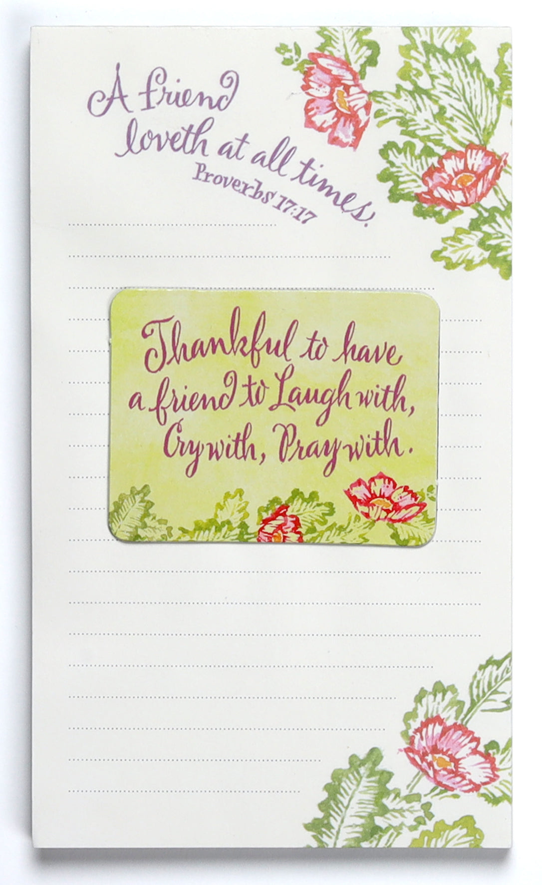 Notepad and Magnet: Friend Loves At All Times