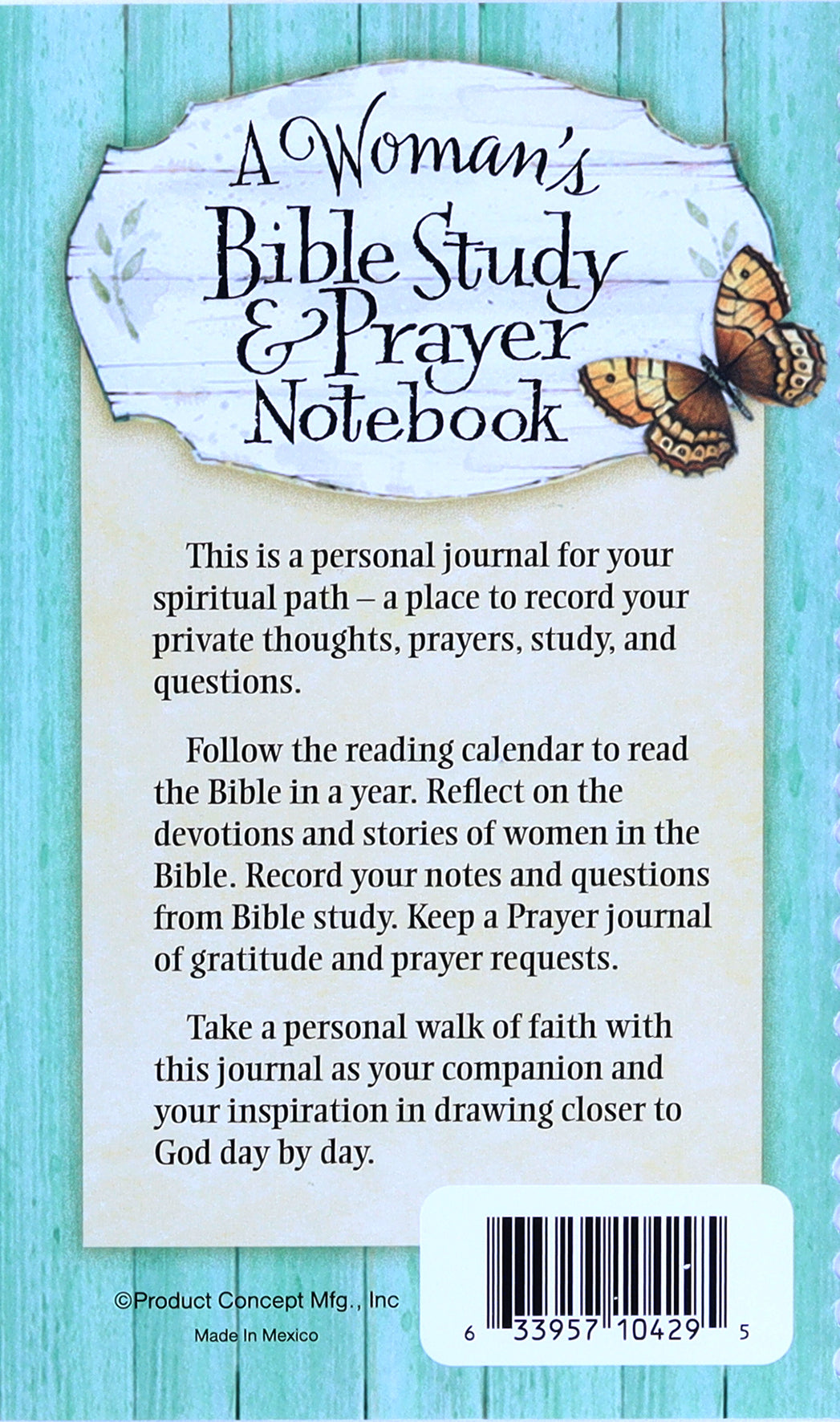Notebook: A Woman's Bible Study & Prayer Notebook