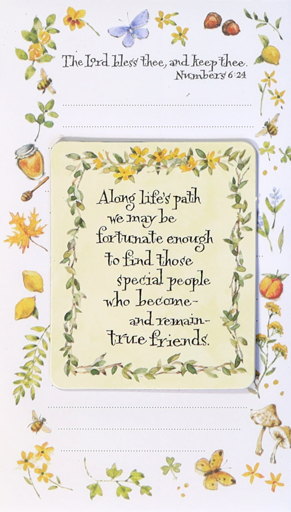 Memo Pad and Magnet Set: Lord Bless Thee (Num 6:24)