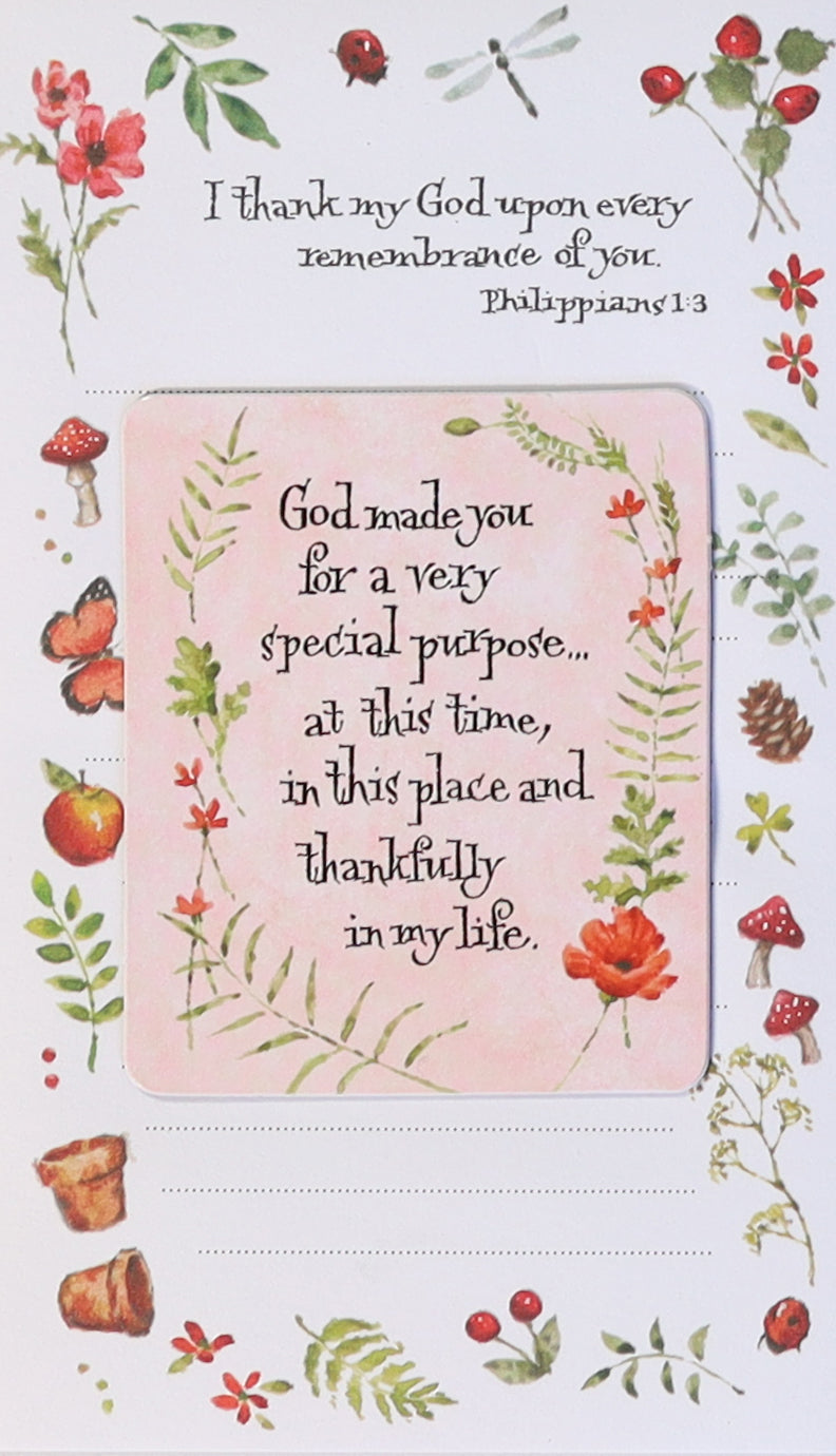 Memo Pad and Magnet Set: I Thank My God