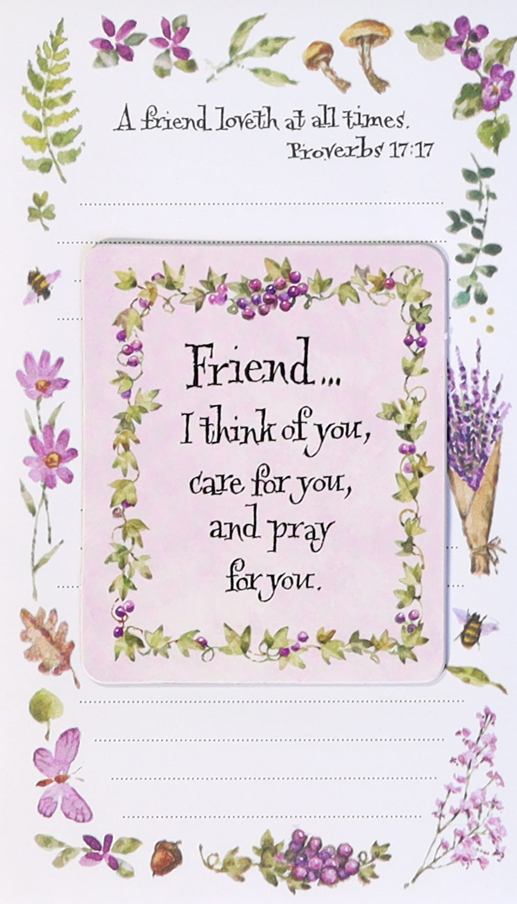 Memo Pad and Magnet Set: A Friend Loveth