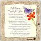 Sentiment Tile: I'll Say a Prayer For You, Butterfly (Ceramic)