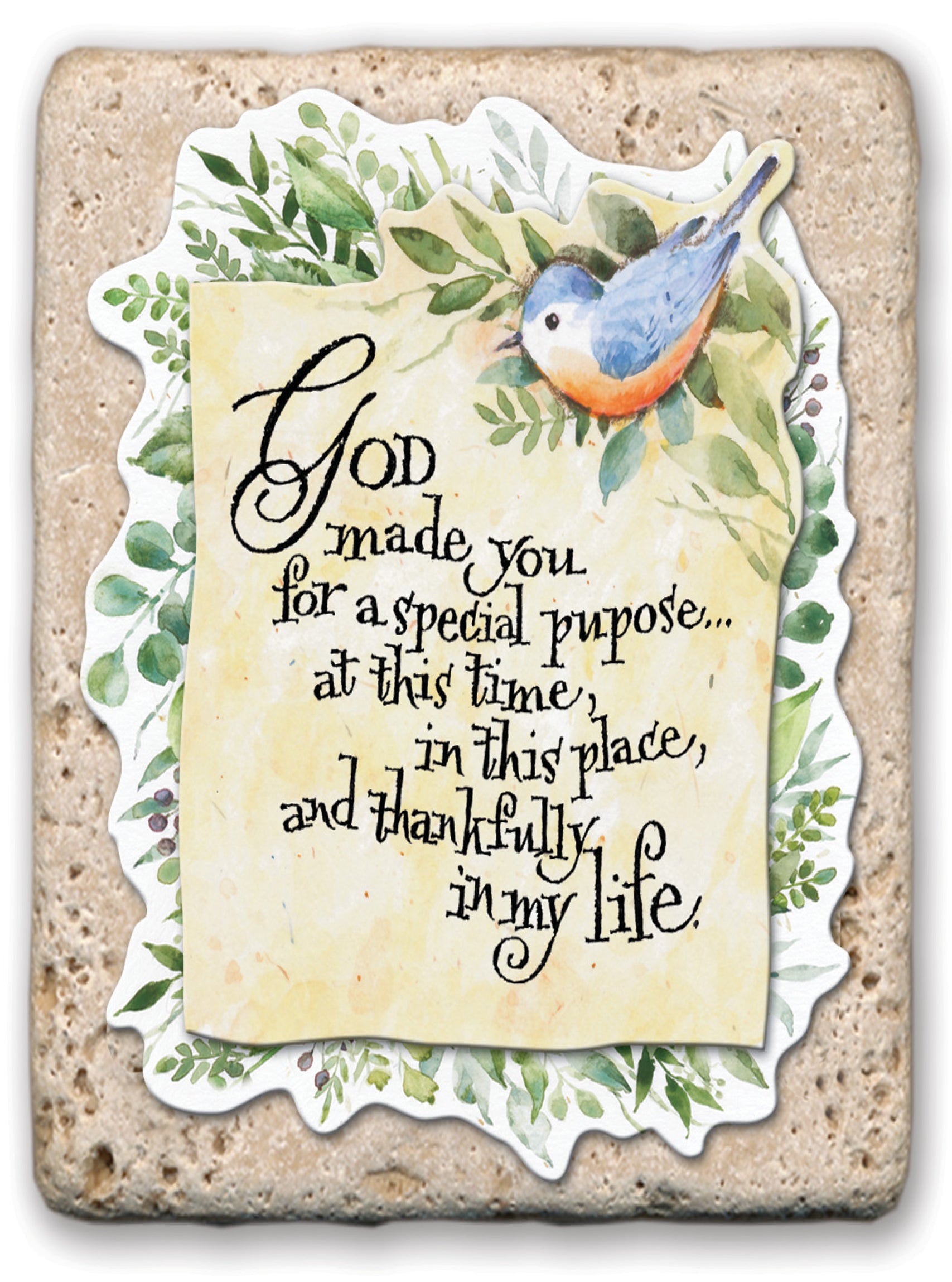 Sentiment Tile: God Made You For a Special Purpose... (Ceramic)