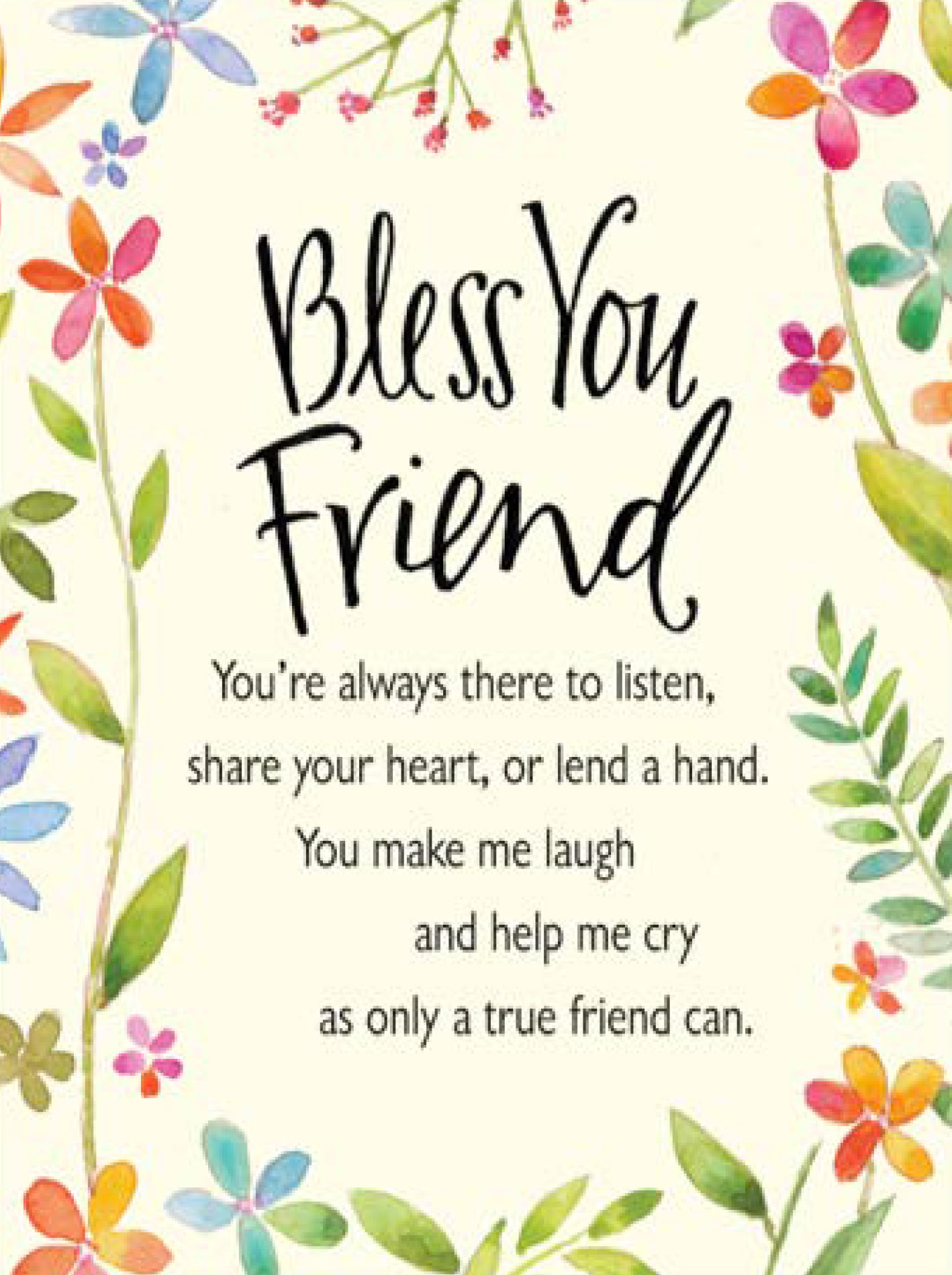 Bless You Friend (Mini Book)