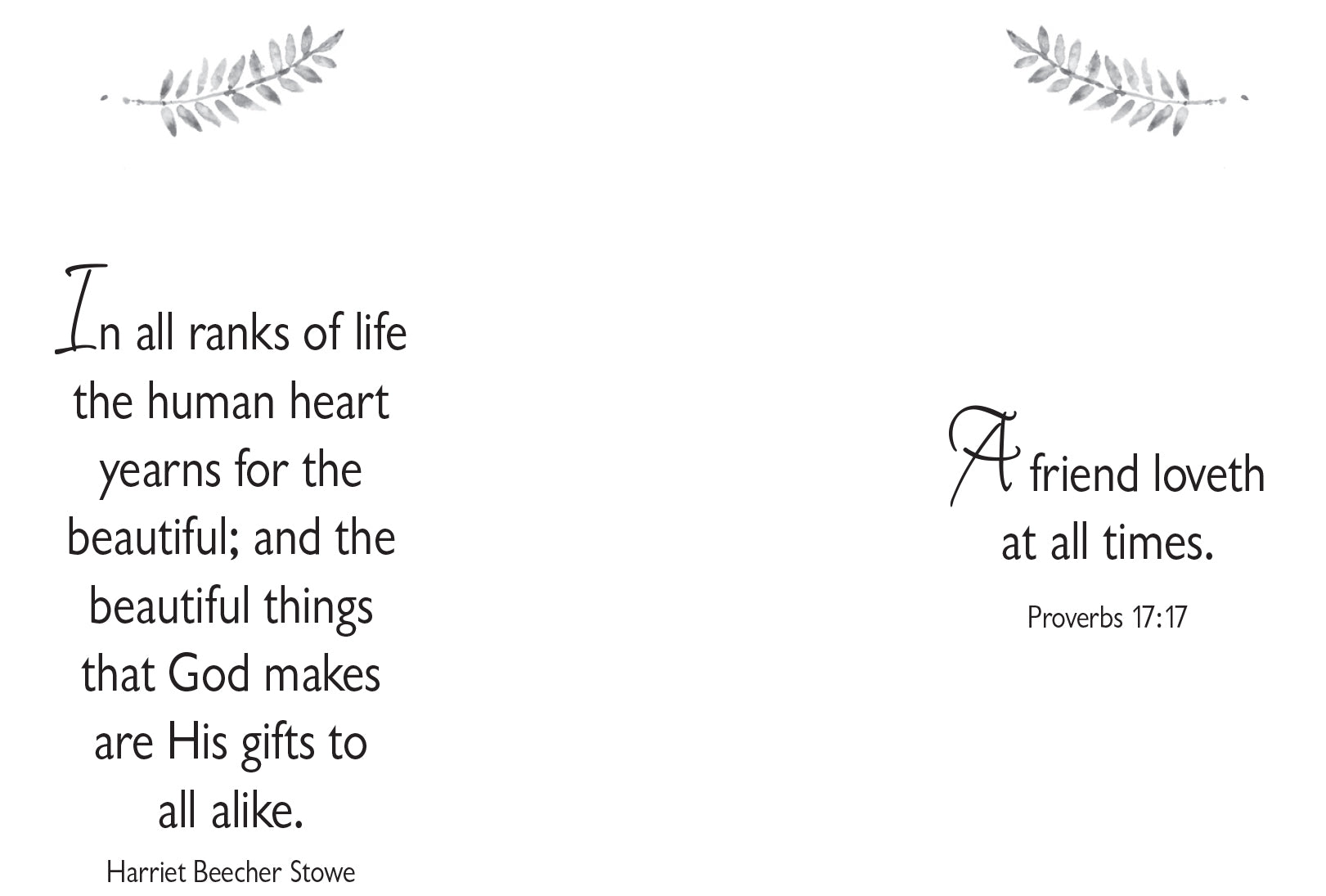 Bless You Friend (Mini Book)