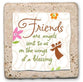 Sentiment Tile: Friends/Angels (Ceramic)