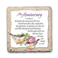 Sentiment Tile: Anniversary (Ceramic)